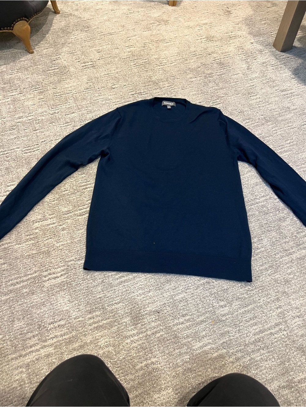 Bonobos Navy Crewneck Sweater